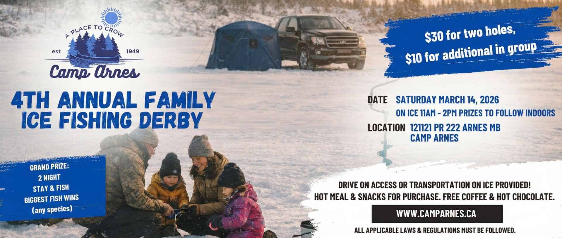 Manitoba fishing derby at camp arnes